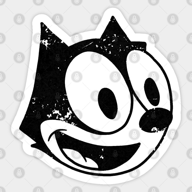 Felix the cat Sticker by valentinahramov